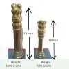 ASHOKA PILLAR 13" Brass 5