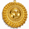 Surya Dev 8" Brass (without Mustache) 6