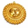 Surya Dev 8" Brass (without Mustache) 7