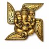 Brass Ganesha Swastika Wall Hanging 2