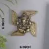 Brass Ganesha Swastika Wall Hanging 6