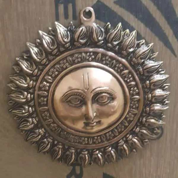 Surya Dev 8" Copper (Without Mustache)