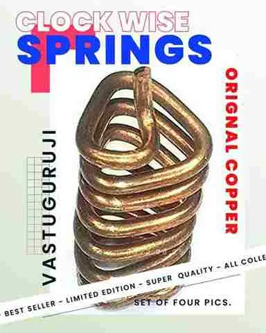 Triangular Clockwise Spring Copper