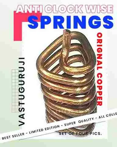 Triangular Anti-Clockwise Spring Copper