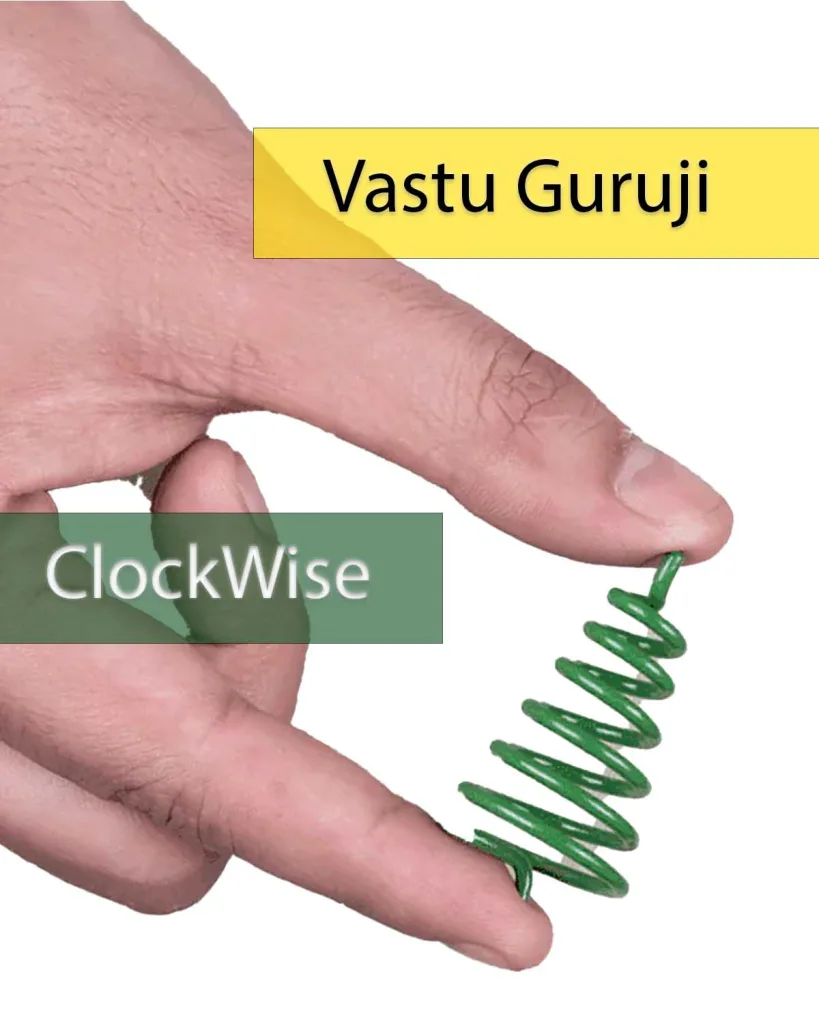 Green Metal Springs Clockwise Set