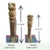 ASHOKA PILLAR 13" Brass 10