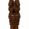 ASHOKA PILLAR 9.5″ Copper-Coated Brass — National Emblem of India (Lion Capital of Sarnath / Satyamev Jayate) Premium Antique-Finish Replica 2