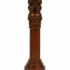 ASHOKA PILLAR 9.5″ Copper-Coated Brass — National Emblem of India (Lion Capital of Sarnath / Satyamev Jayate) Premium Antique-Finish Replica 6