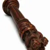 ASHOKA PILLAR 9.5″ Copper-Coated Brass — National Emblem of India (Lion Capital of Sarnath / Satyamev Jayate) Premium Antique-Finish Replica 4