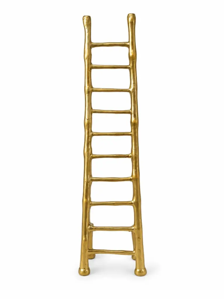Brass Vastu Ladder — Career Progress, Success & Upward Energy Symbol for Stuck Careers, Business Plateau & Exam Aspirants