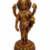 Dhanvantari Idol (भागन धन्वांतरी) — Chaturbhuj God of Ayurveda, Health & Healing, Antique Copper-Coated Brass, 7.5 Inch Handcrafted Vastu Sculpture 2