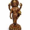Dhanvantari Idol (भागन धन्वांतरी) — Chaturbhuj God of Ayurveda, Health & Healing, Antique Copper-Coated Brass, 7.5 Inch Handcrafted Vastu Sculpture 1