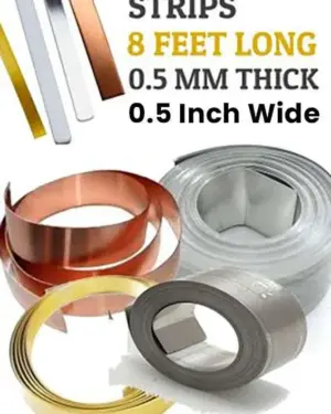 Brass Metal Strip 96" × 1" × 1.5mm (8 Feet)