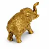 Royal Brass Elephant Idol — Ornate Hand-Engraved Trunk-Up Vastu Symbol for Wisdom, Prosperity, Obstacle Removal & Royal Aishvarya 4