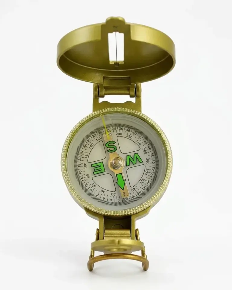 Vastu Compass — Brass Lensatic Direction Finder
