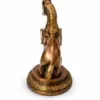 Brass Rearing Horse Idol (अश्व मुर्ती) — Antique Copper-Patina Finish, Vastu Symbol for Speed, Breakthrough, Power & Victory 5