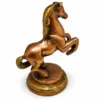 Brass Rearing Horse Idol (अश्व मुर्ती) — Antique Copper-Patina Finish, Vastu Symbol for Speed, Breakthrough, Power & Victory 2