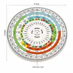 Vastu Chakra Plotting Disc — 6 inch (45 Devta + 16 Direction + 32 Entrance Mapping Tool)